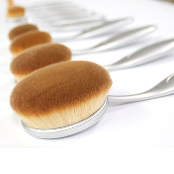Aphrodite 10 Piece Oval Brush Set ,  - My Make-Up Brush Set, My Make-Up Brush Set
 - 2