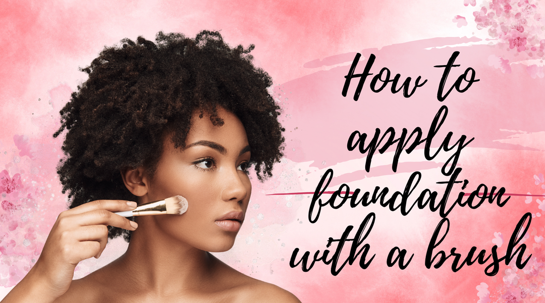 How to apply foundation with a brush
