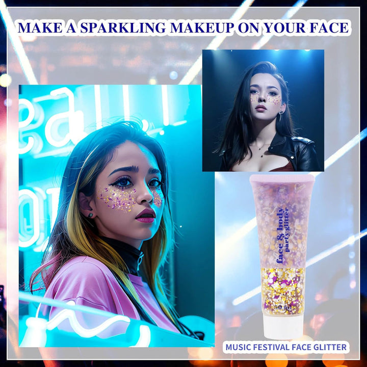Multi Occasion Party Glitter Gel for Events and Celebrations