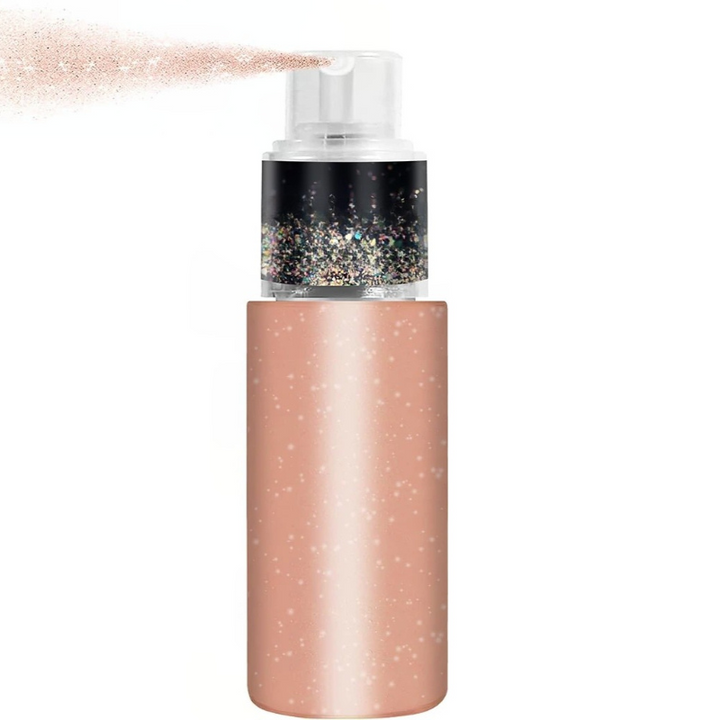 Shimmer Glitter Spray For Hair And Body Styling And Events