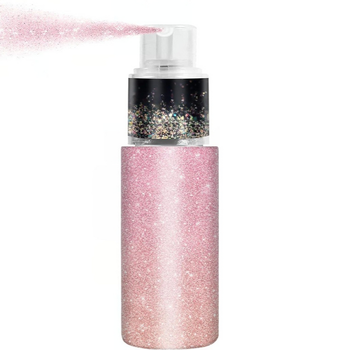 Shimmer Glitter Spray For Hair And Body Styling And Events