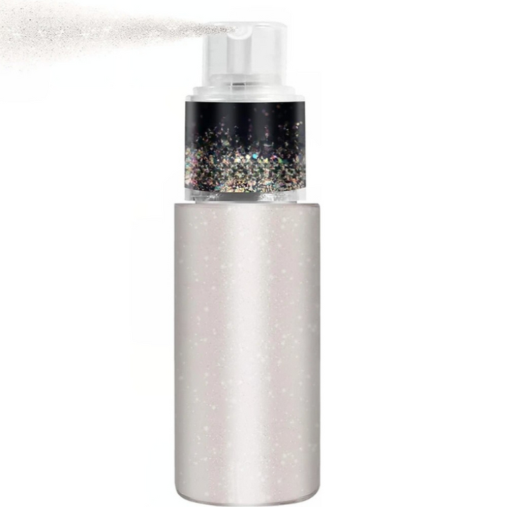 Shimmer Glitter Spray For Hair And Body Styling And Events