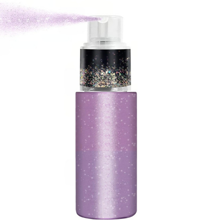 Shimmer Glitter Spray For Hair And Body Styling And Events