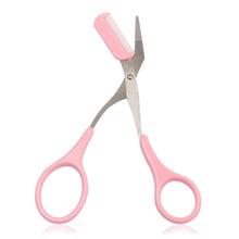  1 Pc Eyebrow Trimmer Scissors With Comb