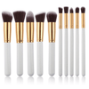 10 Piece Kabuki Brush Set WHITE,  - My Make-Up Brush Set, My Make-Up Brush Set
 - 1