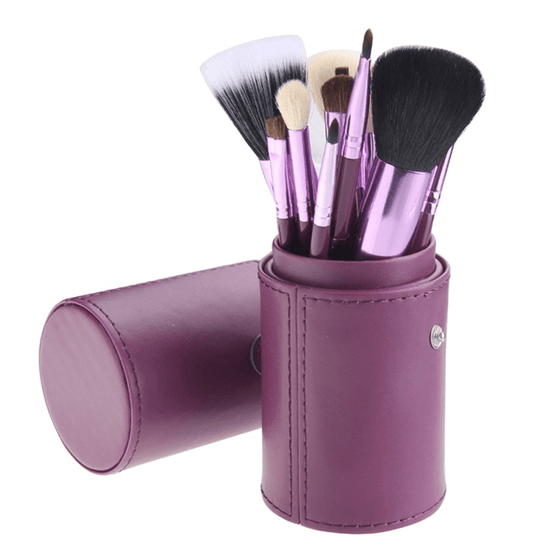 12 Piece Brush Set in Round Case