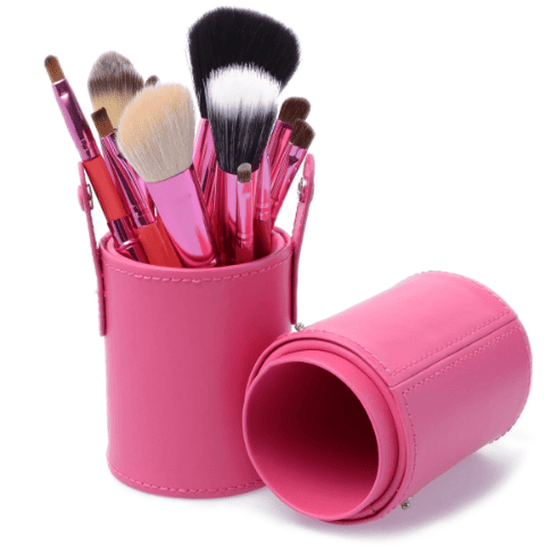 12 Piece Brush Set in Round Case