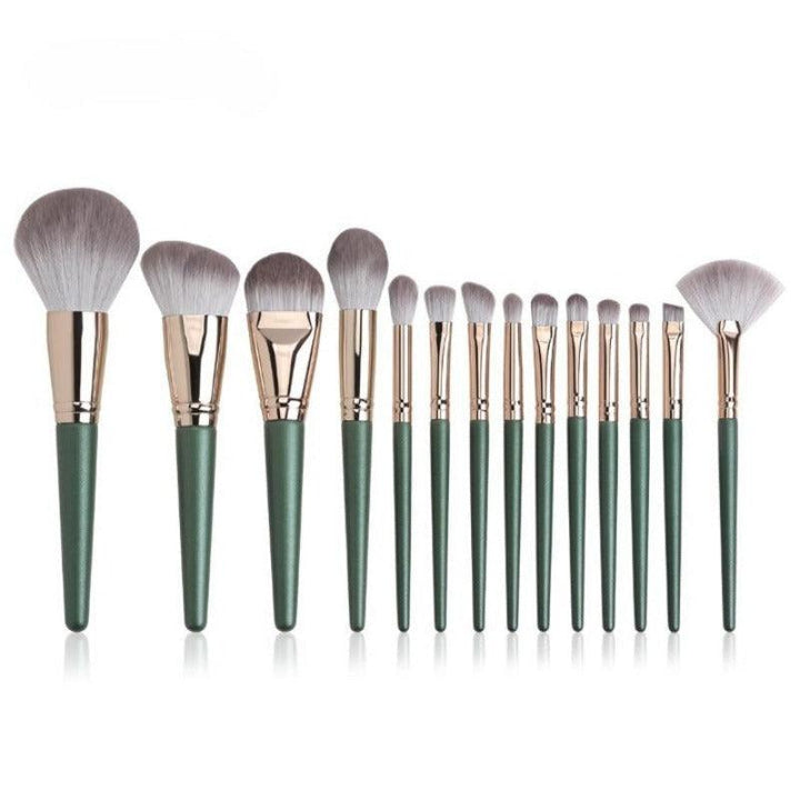 14 Piece Makeup Brush Set -  High Quality Cosmetic Brushes