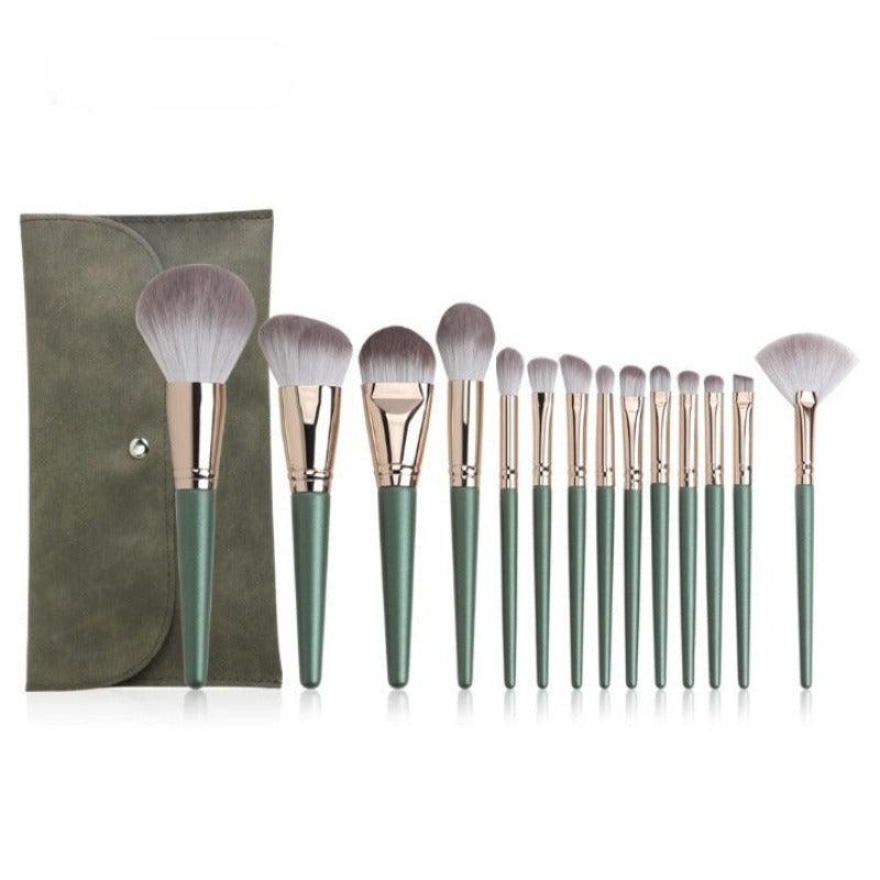 14 Piece Makeup Brush Set -  High Quality Cosmetic Brushes