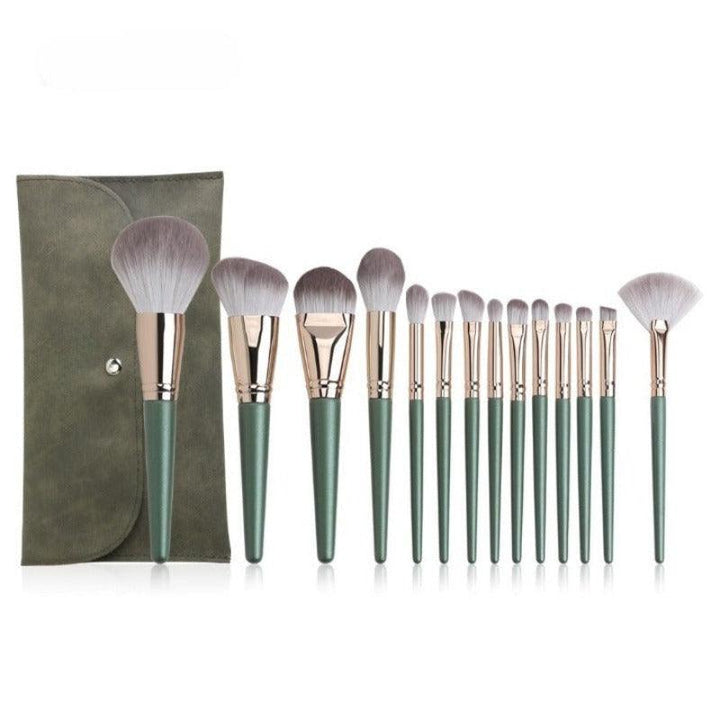 14 Piece Makeup Brush Set -  High Quality Cosmetic Brushes