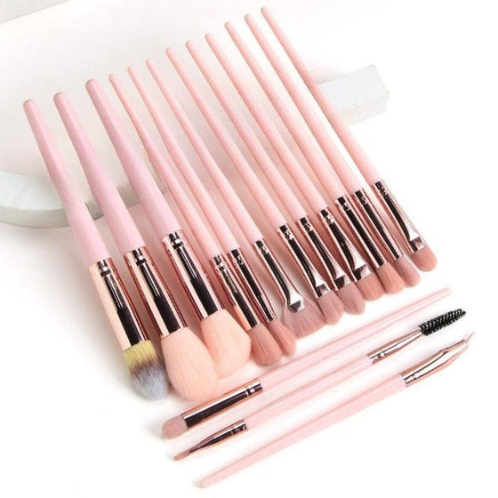 3/12/15 Pcs Makeup Brushes Tool Set