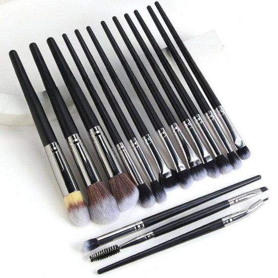 3/12/15 Pcs Makeup Brushes Tool Set