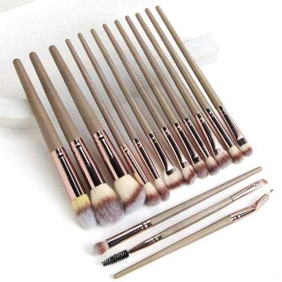 3/12/15 Pcs Makeup Brushes Tool Set