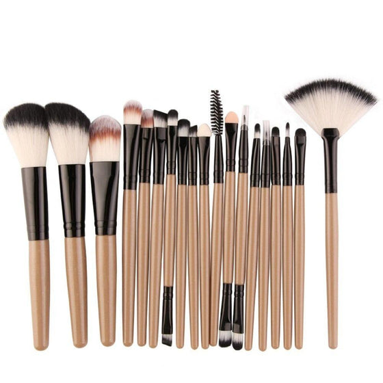 18 Pcs Professional Makeup Brushes Set