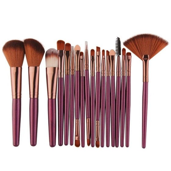 18 Pcs Professional Makeup Brushes Set