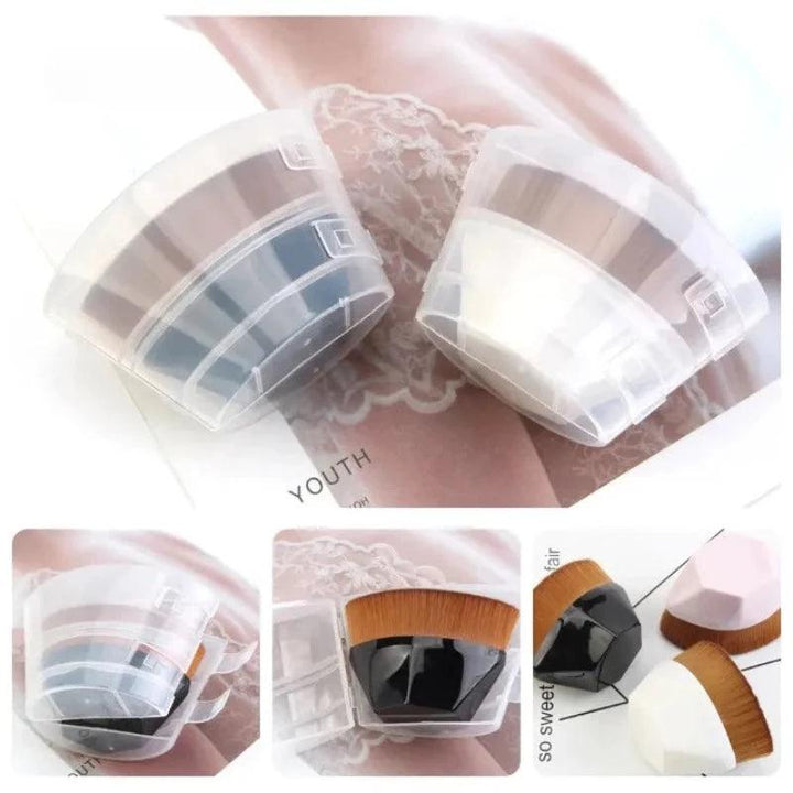 1Pc Foundation Brush And Makeup Sponge – Flawless Blending