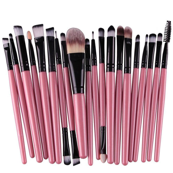 20 Pcs Professional Makeup Brushes Set