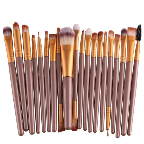 20 Pcs Professional Makeup Brushes Set