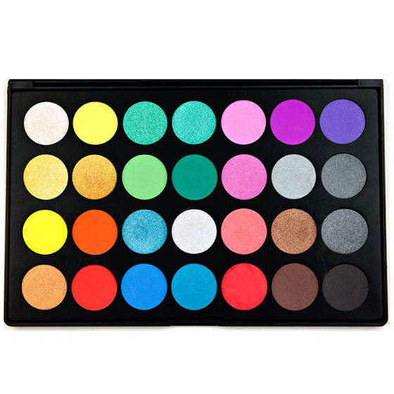 28 Color Shimmer , Make Up Brush - My Make-Up Brush Set, My Make-Up Brush Set
 - 1