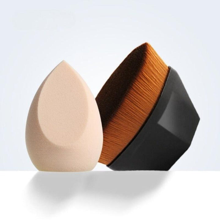 1Pc Foundation Brush And Makeup Sponge – Flawless Blending