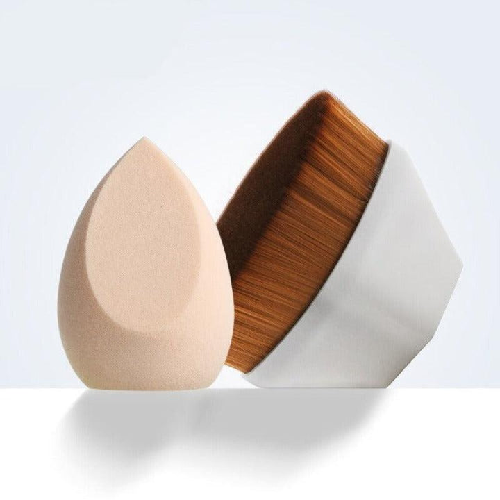 1Pc Foundation Brush And Makeup Sponge – Flawless Blending