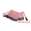 32 Piece Professional Pink Makeup Brush Set