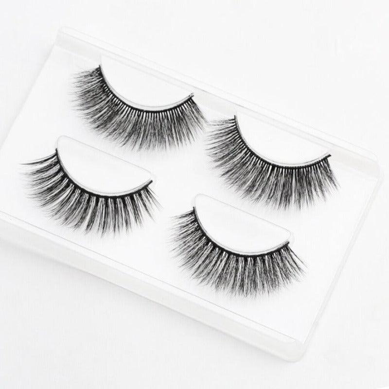 3D Mink Faux Eyelashes - 2 Pair The Secret to Stunning Eyes