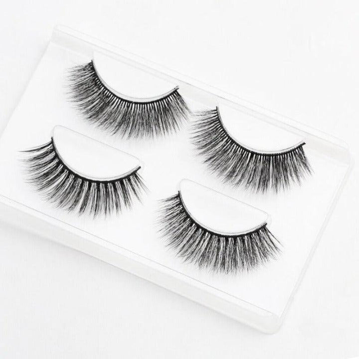 3D Mink Faux Eyelashes - 2 Pair The Secret to Stunning Eyes