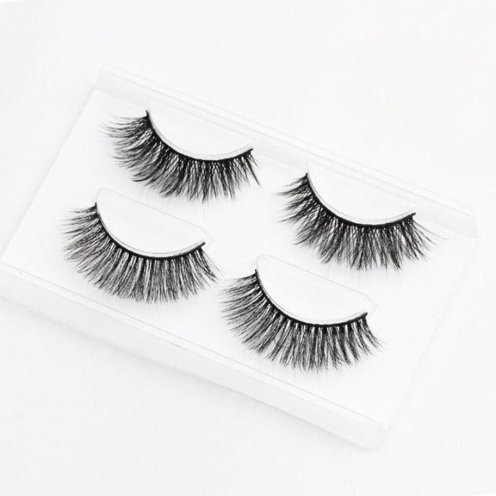 3D Mink Faux Eyelashes - 2 Pair The Secret to Stunning Eyes