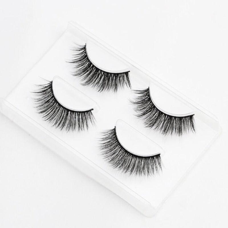 3D Mink Faux Eyelashes - 2 Pair The Secret to Stunning Eyes