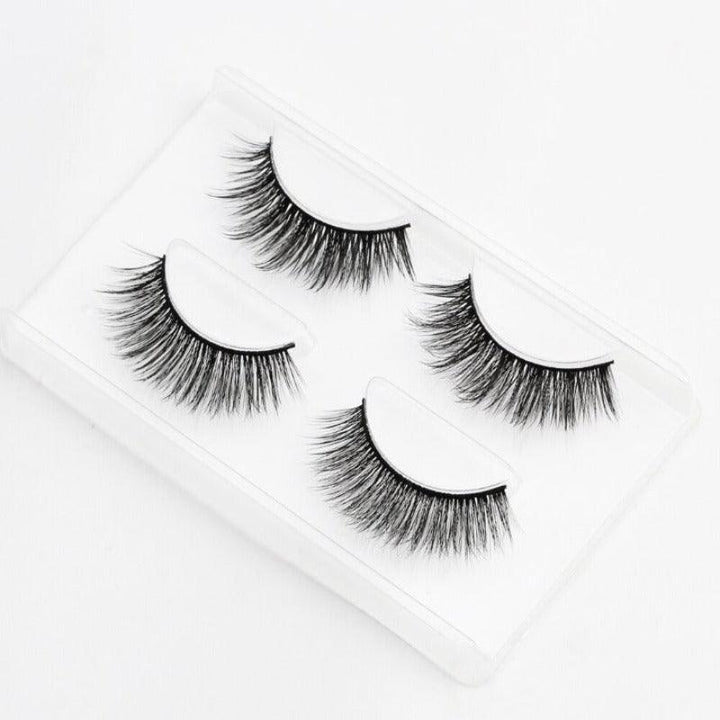 3D Mink Faux Eyelashes - 2 Pair The Secret to Stunning Eyes