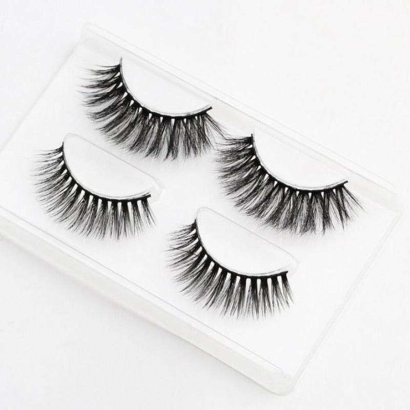 3D Mink Faux Eyelashes - 2 Pair The Secret to Stunning Eyes