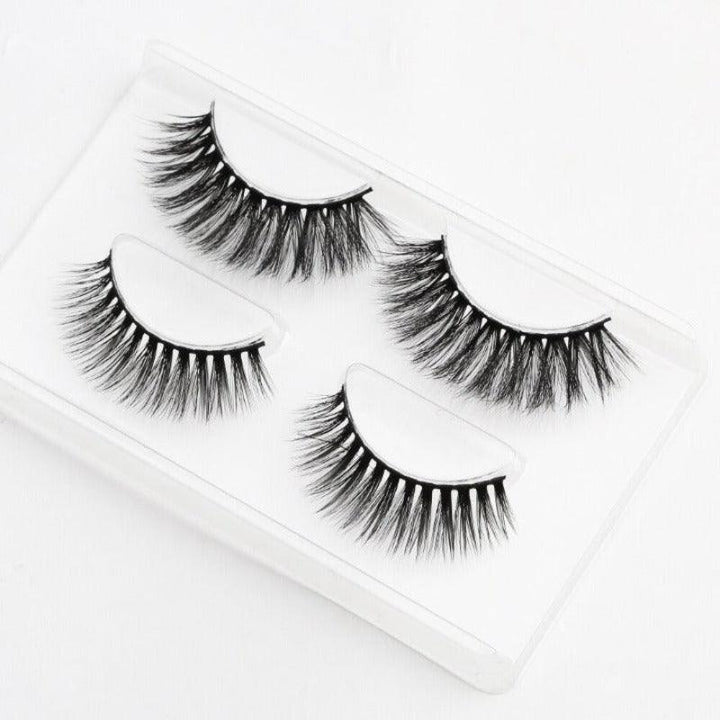 3D Mink Faux Eyelashes - 2 Pair The Secret to Stunning Eyes