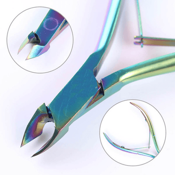 Rainbow Nail Cuticle Tools Set