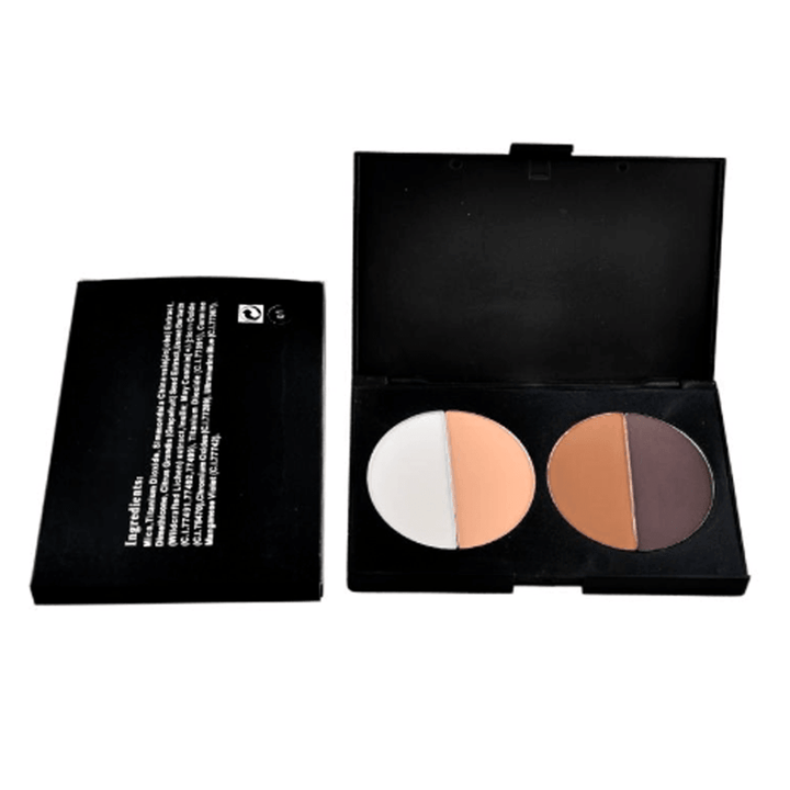 4 Color Face Palette – Blendable Contour and Highlight Shades