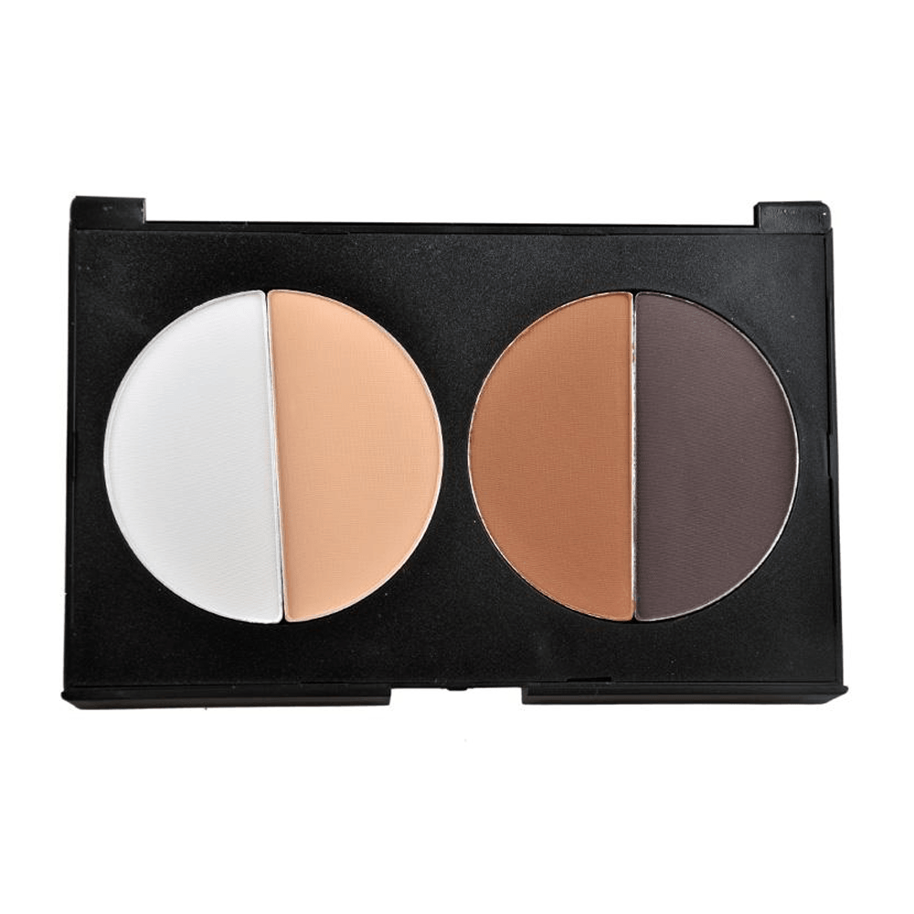 4 Color Face Palette – Blendable Contour and Highlight Shades