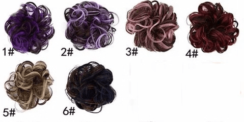 Messy Rose Hair Scrunchies