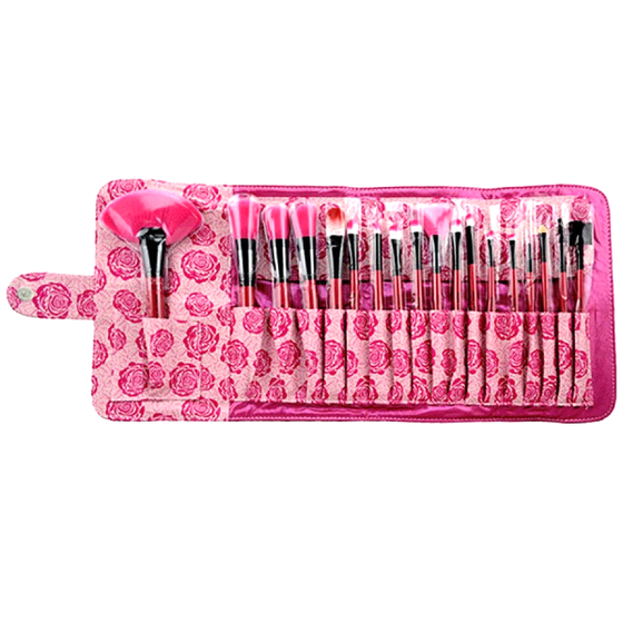 18 Pcs Rose Brush Set , Make Up Brush - My Make-Up Brush Set, My Make-Up Brush Set
 - 1