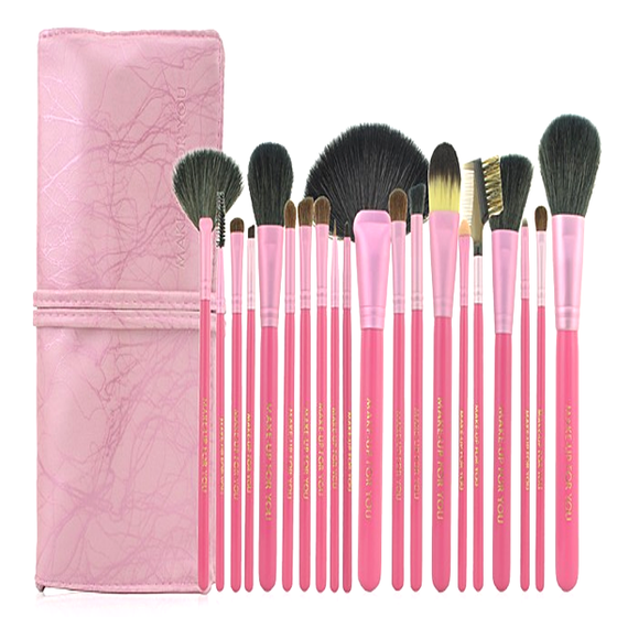 20 Pcs Salmon Brush Set , Make Up Brush - My Make-Up Brush Set, My Make-Up Brush Set
 - 2
