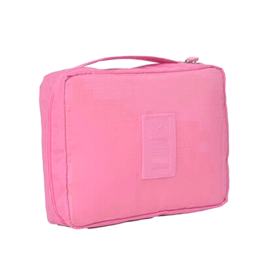Compact Travel Cosmetic Bag LightPink, Makeup Organizer - My Make-Up Brush Set, My Make-Up Brush Set
 - 3