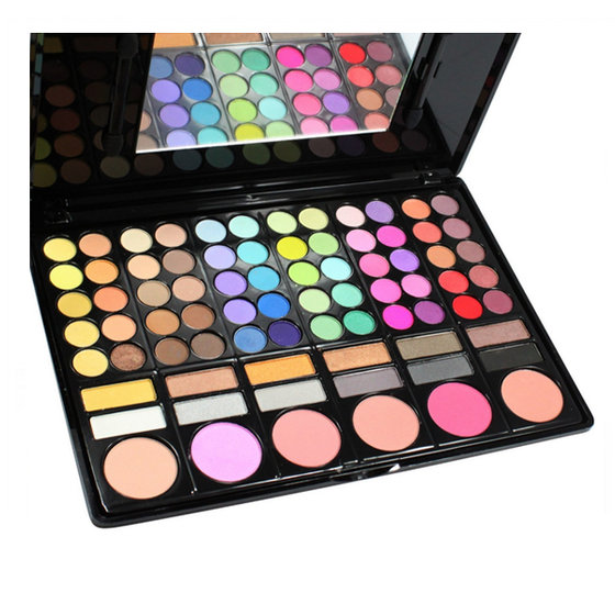 78 Color Makeup Palette , Beauty Blender - My Make-Up Brush Set, My Make-Up Brush Set
 - 1