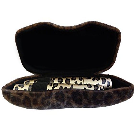 Black Mascara with Natural Fibres In Furry Leopard Display Case , Eye Tool - My Make-Up Brush Set, My Make-Up Brush Set
 - 1