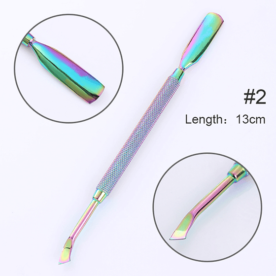 Rainbow Nail Cuticle Tools Set