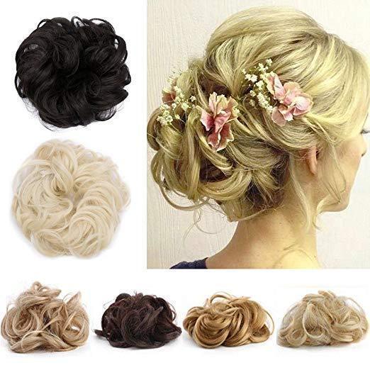 Messy Rose Hair Scrunchies