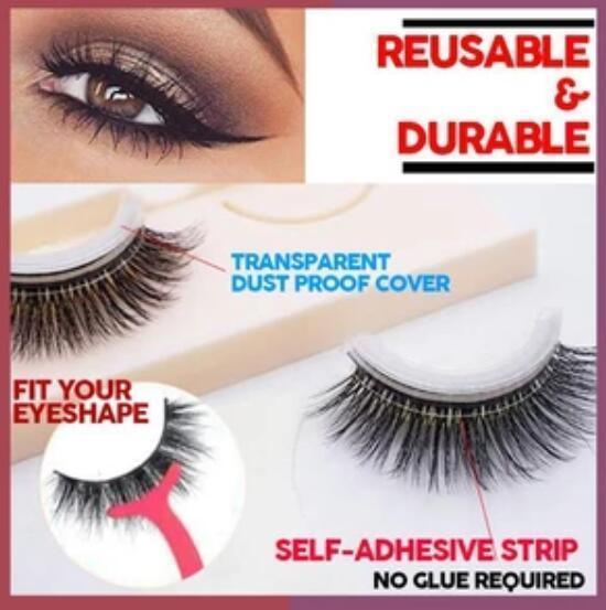 Reusable Self-Adhesive Eyelashes