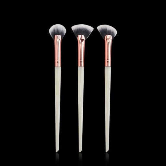 3 Pcs Professional Eye Shadow Brushes Set