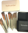 12 Piece Bronze Brush Set , Make Up Brush - My Make-Up Brush Set, My Make-Up Brush Set
 - 3