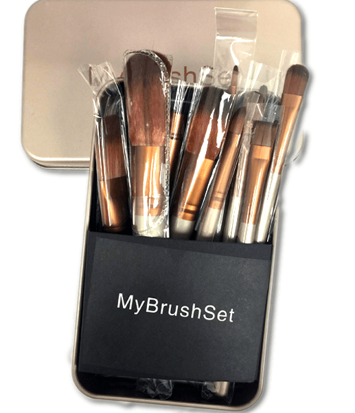 12 Piece Bronze Brush Set , Make Up Brush - My Make-Up Brush Set, My Make-Up Brush Set
 - 4