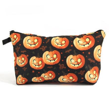  Halloween Pumpkin Makeup Organizer PU Storage Bag