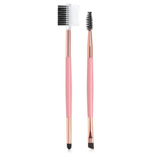  2 Pcs Double Hand Eyebrow Brushes